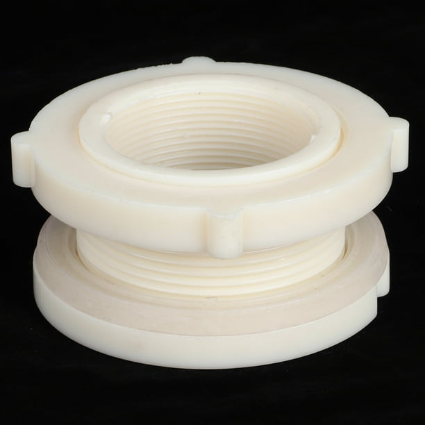 Durable Tank Fitting Adapter, Bulkhead Tank Fitting, ABS Material Water