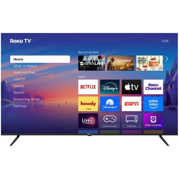Restored Roku Smart TV – 65-Inch Select Series, 4K HDR TV – Roku TV with Enhanced Voice Remote