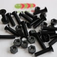 thumbnail image 2 of 50 x Black Nylon Countersunk plastic machine screws, M5 x 20mm, Plastic Bolts, Nuts & Washers, (13/64 x 25/32 in), 2 of 10