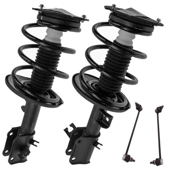 4 Piece Suspension Kit Loaded Complete Strut Assemblies Sway Bar End Links PSA56484 Fits select: 2007-2012 NISSAN ALTIMA