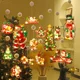 thumbnail image 2 of Luz LED navideña con ventosa para ventana, luz decorativa para ventana con diseño de Papá Noel y alce, luces navideñas para árbol de Navidad, 2 of 5