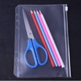 thumbnail image 4 of 12 bolsillos para carpetas, tamaño A5/A6, 6 agujeros, carpetas con cremallera para carpetas de 6 anillas, bolsas de hojas sueltas, bolsa de PVC impermeable, bolsas para archivar documentos Vhermosa Papelería Básica, 4 of 7