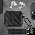thumbnail image 6 of Allytechgroup for Apple AirPods 3rd Gen (2021) Case with Keychain, [MagSafe Wireless Charging] Military Protective Case with Lanyard for AirPods 3rd Gen (2021), Black, 6 of 7