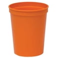 thumbnail image 2 of Orange Party Cups, Pack of 25, Blank 16 oz Plastic Party Cups, 2 of 2