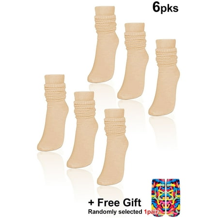 White Socks Black Shoes - Basico Women's Lightweight Slouch Socks