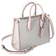 thumbnail image 5 of Michael Kors Women's PVC Crossbody Top Zip Tote Handbag, Powder Blush Multicolor, 5 of 6