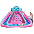 thumbnail image 4 of LOL Surprise Pink River Race Inflatable Water Park, 2 Slides, Climbing Wall & Blower, Outdoor Toy, Ages 4 and up, 4 of 10