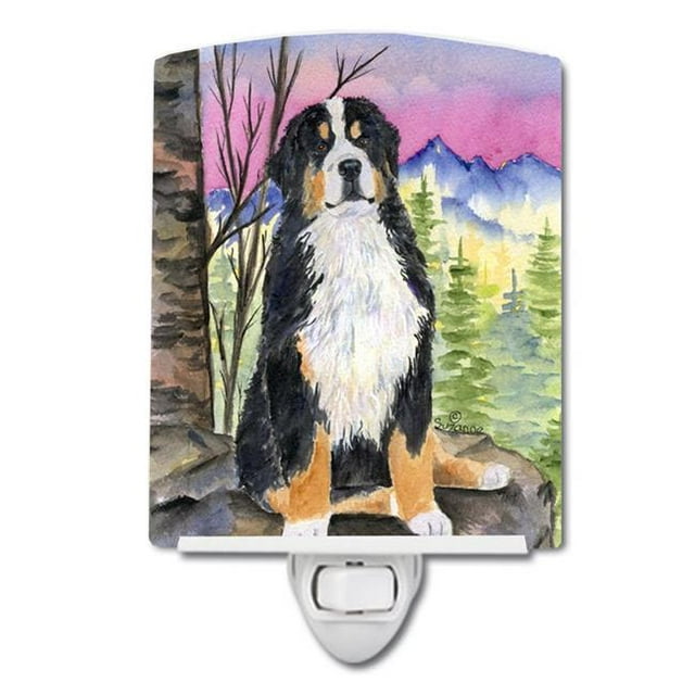 Carolines Treasures SS8336CNL Bernese Mountain Dog Ceramic Night Light, 6x4x3, Multicolor
