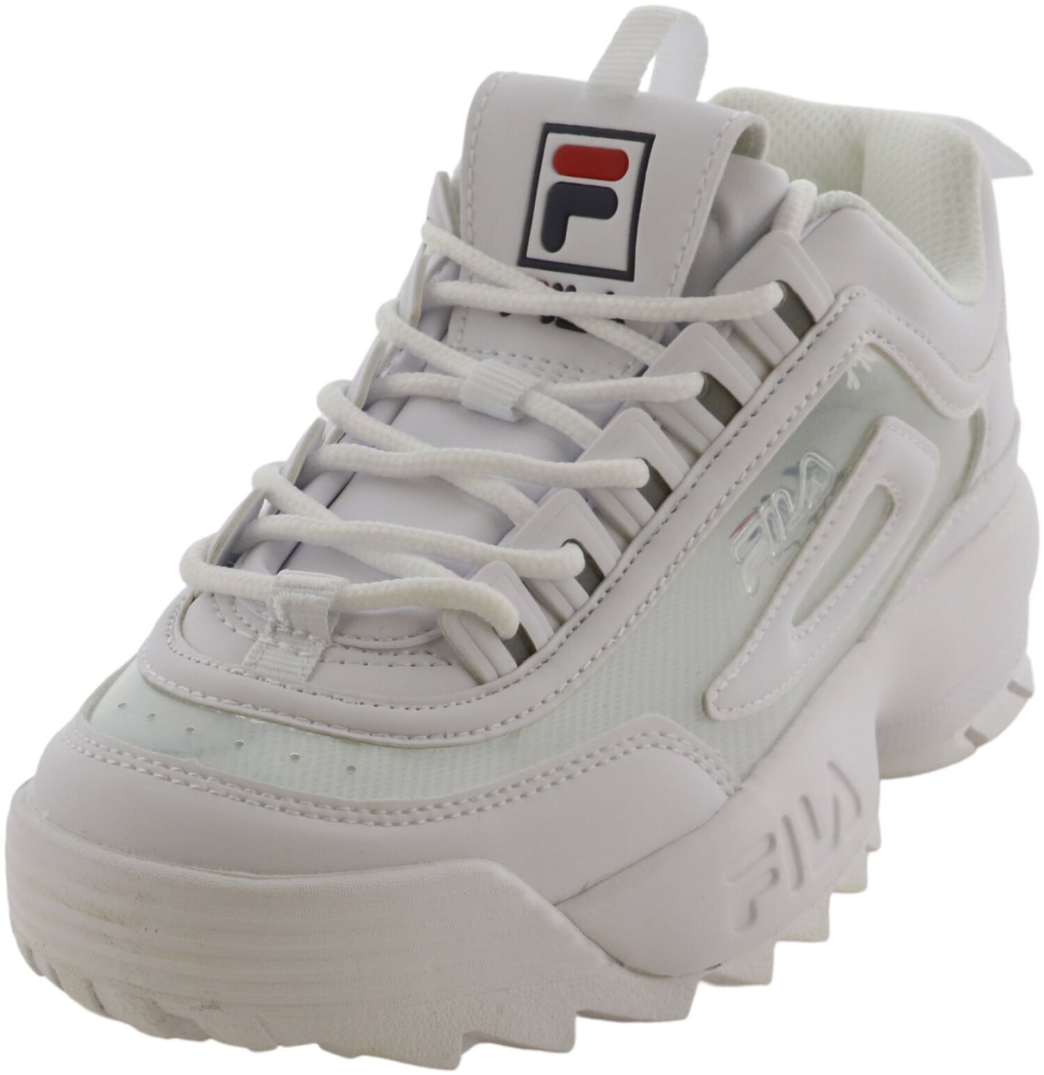 FILA Fila Women�s Disruptor Ii Clear White / Navy Red