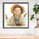 thumbnail image 3 of Pintura de diamante 5D DIY parcial con forma especial taladro granja vaquero niño Kit 30x30cm, 3 of 9