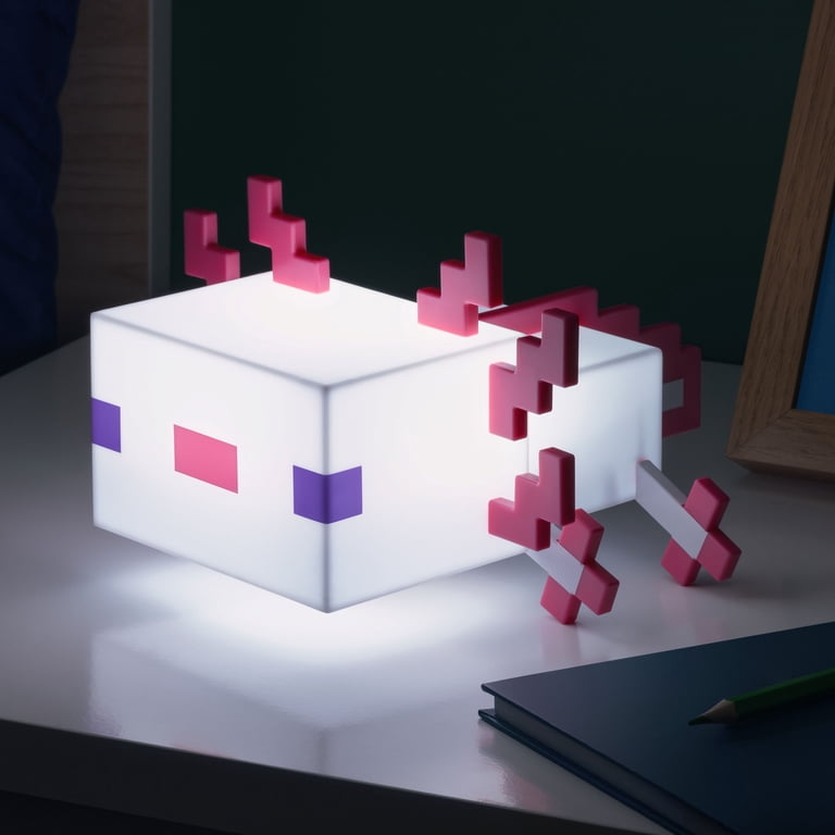 Paladone Minecraft Axolotl Light, 8.2" Five-Color LED photo 4