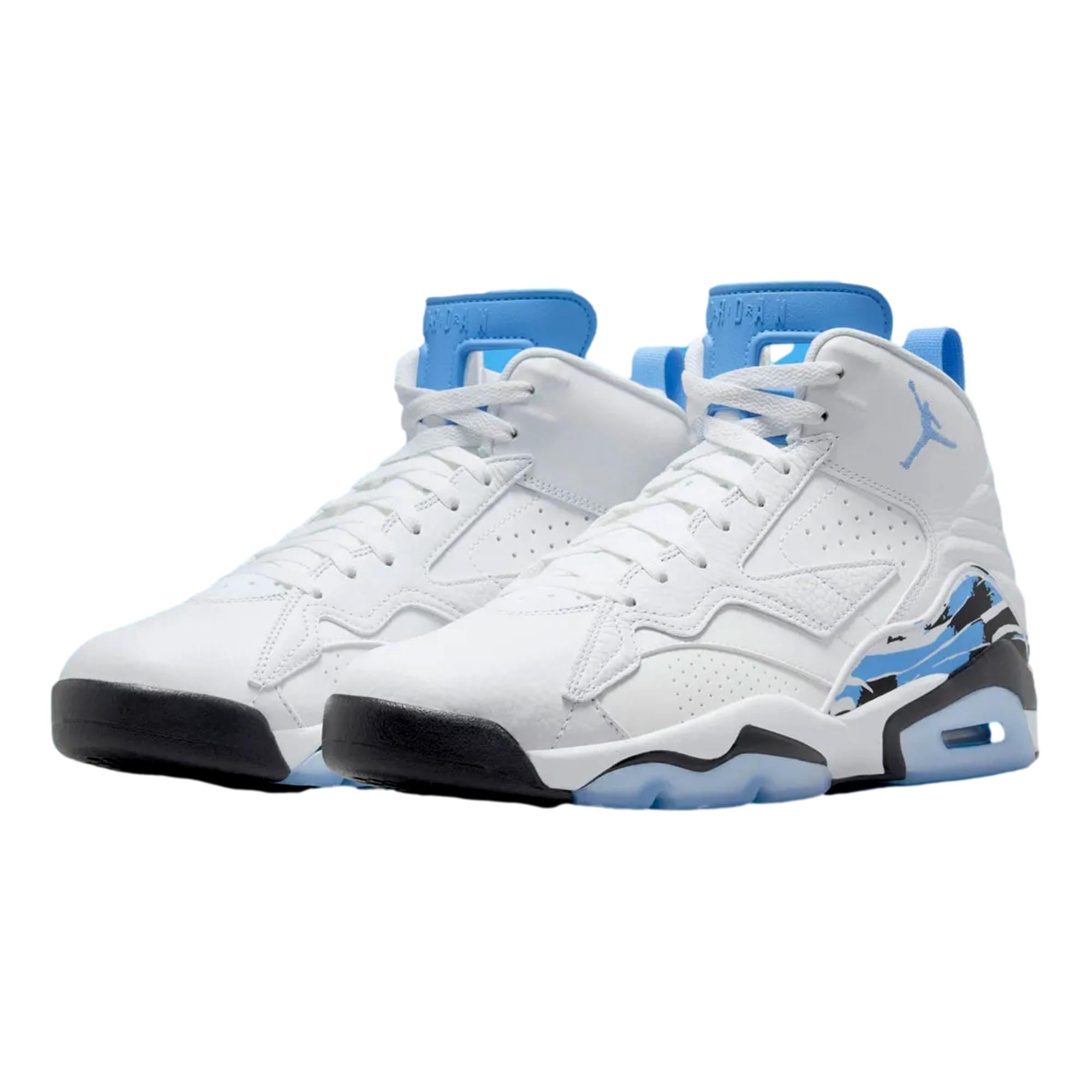 Nike Jordan MVP White/University Blue-Black  DZ4475-140 Men's Size 9.5