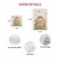 thumbnail image 7 of Beige Happy Easter Kitchen Dish Towels for Drying Dishes Set of 2, Spring Easter Eggs Floral Rustic Waffle Weave Microfiber Hand Tea Bathroom Towels Quick Dry & Absorbent Towel 15.7x23.6, 7 of 7