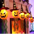 thumbnail image 2 of Calabaza LED Decoración de Halloween Luz intermitente Gypsophila Ghost Festival Vestir Brillante Fantasma Sombrero Lámpara Decoración Linterna colgante xuanjing unisex, 2 of 2