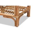 thumbnail image 4 of Baxton Studio Rose Modern Bohemian Natural Brown Rattan End Table, 4 of 5