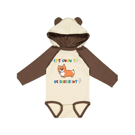

Inktastic Autism Awareness It s Okay to be Different! Silly Dog Gift Baby Boy or Baby Girl Long Sleeve Bodysuit