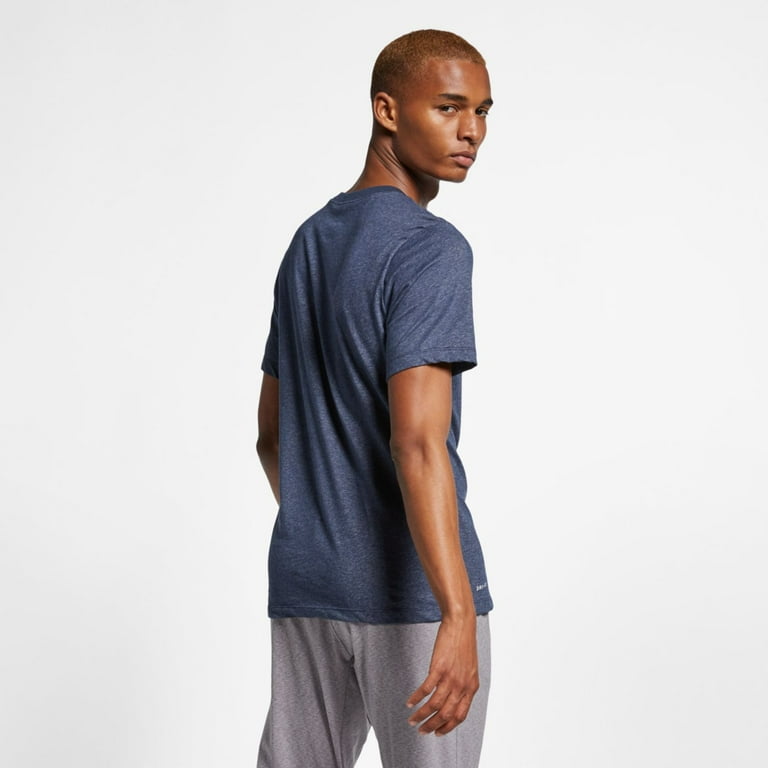 Nike BLACK Men's Dri-FIT Short Sleeve Training T-Shirt, Large