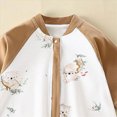 thumbnail image 5 of CAUYDY 3 6 9 12 18 24 Months Newborn Girl Coming Home Outfits Baby Sleepers Preemie Clothing Long Sleeve Bodysuit Fall Winter Infant Girls Pajamas Romper Sizes 12-18 Months,Brown, 5 of 5