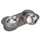 thumbnail image 5 of Cuencos para perros que evitan derrames, juego de cuencos de acero inoxidable para comida y agua para mascotas, antideslizantes, con alfombrilla de silicona para perros pequeños, medianos y grandes, 5 of 5