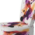 thumbnail image 4 of Designart « Whispered Abstractions in Purple and Gold IV » Fauteuil d'Appoint Rembourré Abstrait Violet - Fauteuil Moderne pour Salon, 4 of 7