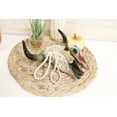 thumbnail image 6 of Western Turquoise And Red Teardrop Gems Mosaic Steer Cow Skull Decorative Box, 6 of 7