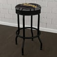 thumbnail image 4 of Trademark Gameroom Boston Bruins Logo Black Ribbed Barstool, 4 of 5