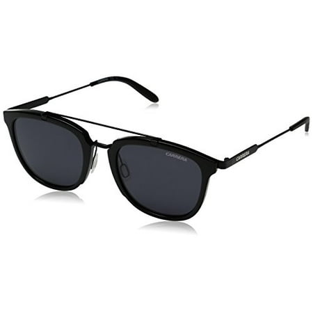 UPC 716737893340 product image for Carrera Men's Ca127s Square Sunglasses, Shiny Black Matte Black/Gray Blue, 51 mm | upcitemdb.com