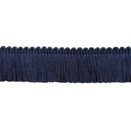 1 1/2" (3.5cm) Basic Trim Collection Brush Fringe Trim # 0150SB,, Dark Navy Blue #J3 (Dark Blue) 5 Yards (15 ft/4.5m)