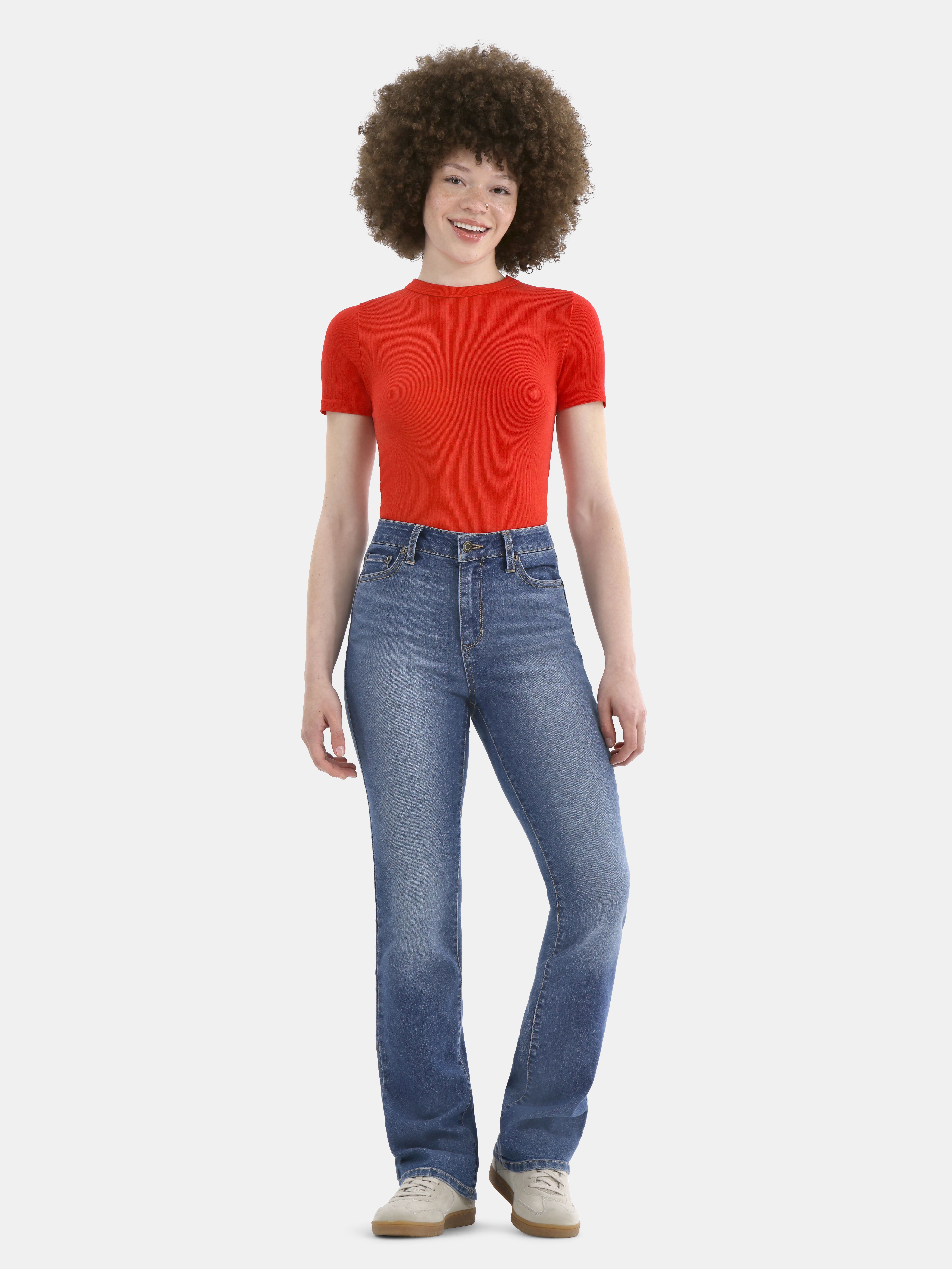 No Boundaries Crewneck Seamless Bodysuit, Women's