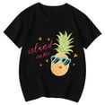 thumbnail image 3 of Hiijoy Toddler Girls Casual T-Shirt Cartoon Pineapple Short Sleeved T Shirt, Sizes 3-13, 3 of 3
