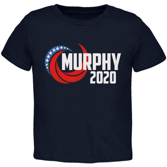 Presidential Election 2020 Chris Murphy Swoosh Toddler T Shirt Navy 3T