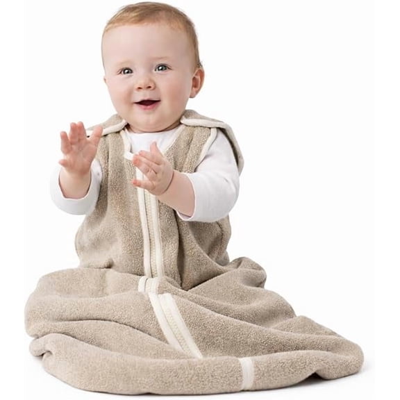 Baby Deedee Sleep Nest Fleece - Fleece Sleep Sack 1.2 TOG 18-36M Mocha