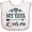 White and Pink, variant on Inktastic My Yaya Loves Me Grandchild Girls Baby Bib