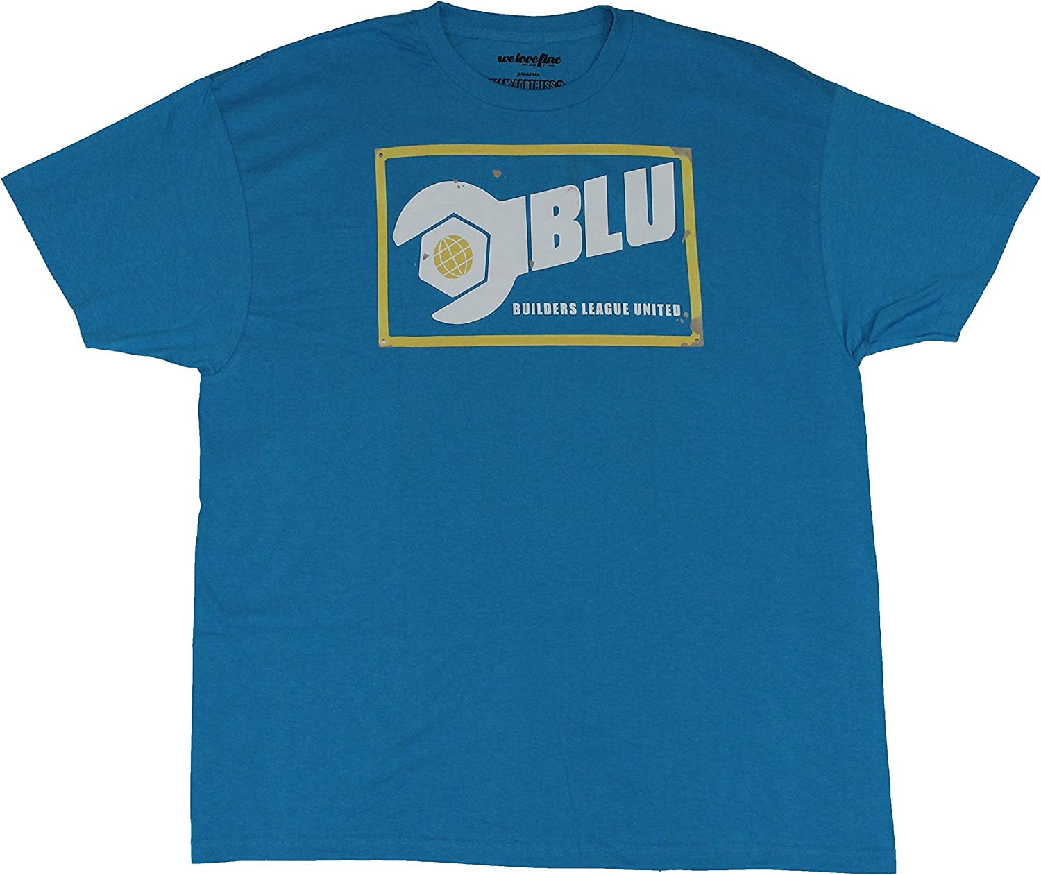 Team Fortress Mens T-Shirt - BLU Builders League Union Wrench Logo ...