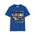 thumbnail image 2 of Wacky Boston Terrier Couple Dog Driving Old Car Shirt, 2 of 10