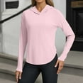 thumbnail image 2 of Razzly Long Sleeve Women Running Shirt Ladies Athletic Wear Light Long Sleeve Women Shirt Polyester Spandex Women's Athletic Tops Women's Fitness High Elasticity Quick Drying Yoga Running Sun(Red,2XL), 2 of 5