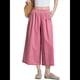 thumbnail image 3 of Pantalones Palazzo de Algodón A Cuadros para Mujer, Cintura Elástica, con Bolsillos, para Verano Rojo XL, 3 of 8
