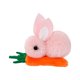 thumbnail image 5 of Pinzas para el pelo peludas de zanahoria de Pascua, horquillas para el pelo para niños, para fiestas, tiempo libre, compras Rosa, 5 of 7
