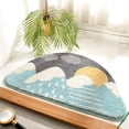 thumbnail image 1 of Bathroom Rug, Extra Soft Absorbent, Non Slip Bath Mat, Carpet for Tub, Shower, Bath Room, 17.8 x 29 Inch, Sky, 1 of 5