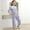 Purple, variant on Fesfesfes Childrens Bow Set Ruffle Bell Bottoms Two Piece Outfit Long Sleeve Shirt Top and Pants Comfortable Soft Casual Party Wear for Girls(Beige#1,3-4 Years)