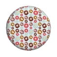thumbnail image 3 of Spare Tire Cover, Colorful Donuts Wheel Cover Tire Covers for Trailers Car Truck Camper Universal Tire Covering Fits Diameter 16 inch, 3 of 7
