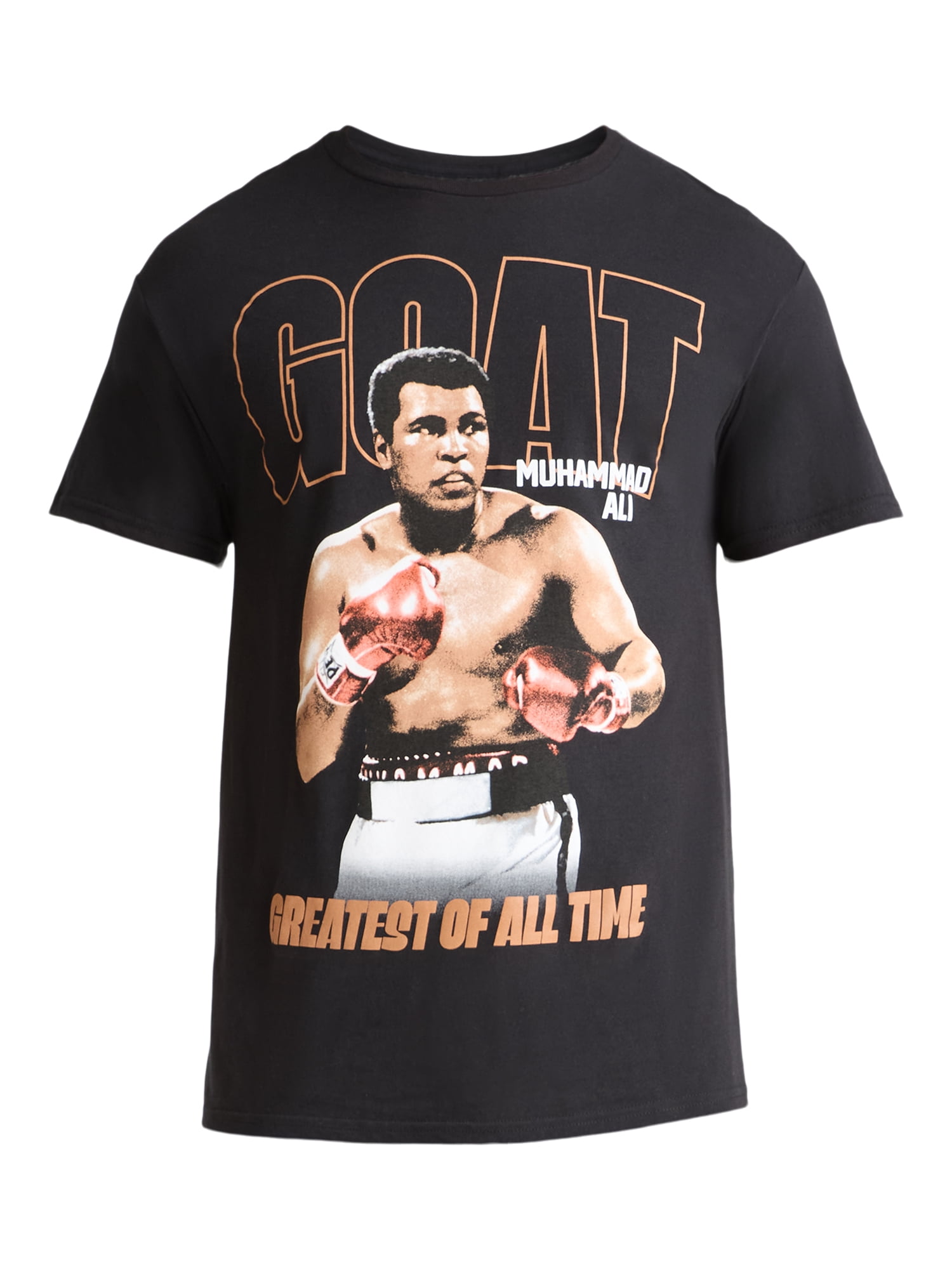 Muhammad Ali G.O.A.T Men's and Big Men's Graphic Tee with Short Sleeves, Sizes S-3XL