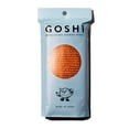 thumbnail image 1 of Toalla de ducha exfoliante GOSHI, resistente a la rotura, color amarillo caléndula, 1 of 7