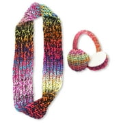 ABG Accessories Scarf and Earmuff Cold Weather Set, Big Girls, Age 7-14