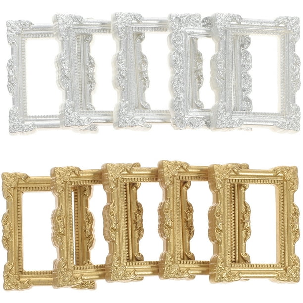 GOOHOCHY 10pcs mini marcos fotográficos hechos a mano marcos hechos a mano manualidades de bricolaje de bricolaje materiales