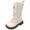 White, variant on Staki Boys Black Boots Girls Knee High Boots Winter Warm Riding Boots with Side Zipper Fashion Shoes Comfortable Tall Boots(White,9 Toddler)