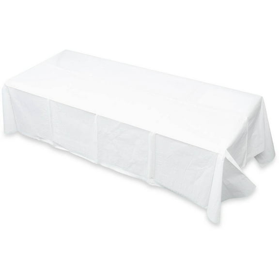 Tatco Embossed Paper Table Cover With Plastic Liner, 20ct