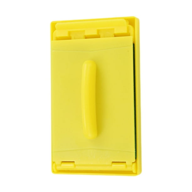 Herramienta limpiadora de cuerdas de guitarra, portátil, práctica, profesional, paño para diapasón Amarillo