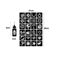 thumbnail image 4 of Kit Básico Para 6 Color Tatuajes Henna Natural Temporales, 4 of 4