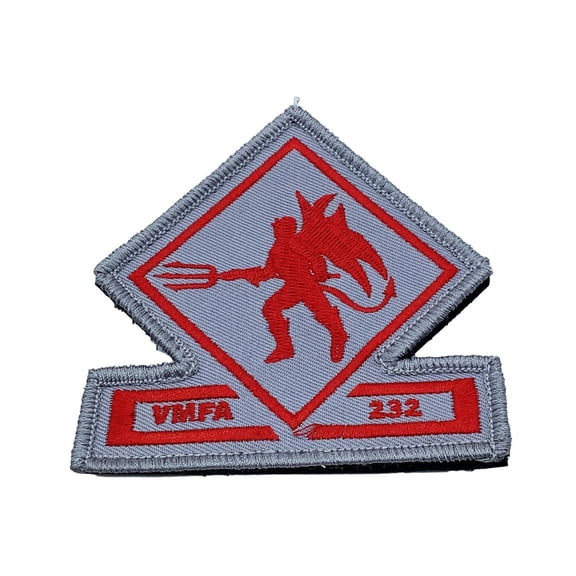 VMFA-232 Red Devils Squadron Patch – With Hook and Loop